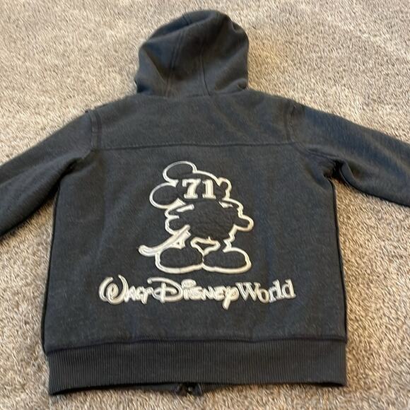 Walt Disney World Sherpa-Lined Zip Hoodie Mickey Mouse ’71 Graphic Small cozy - Picture 11 of 16